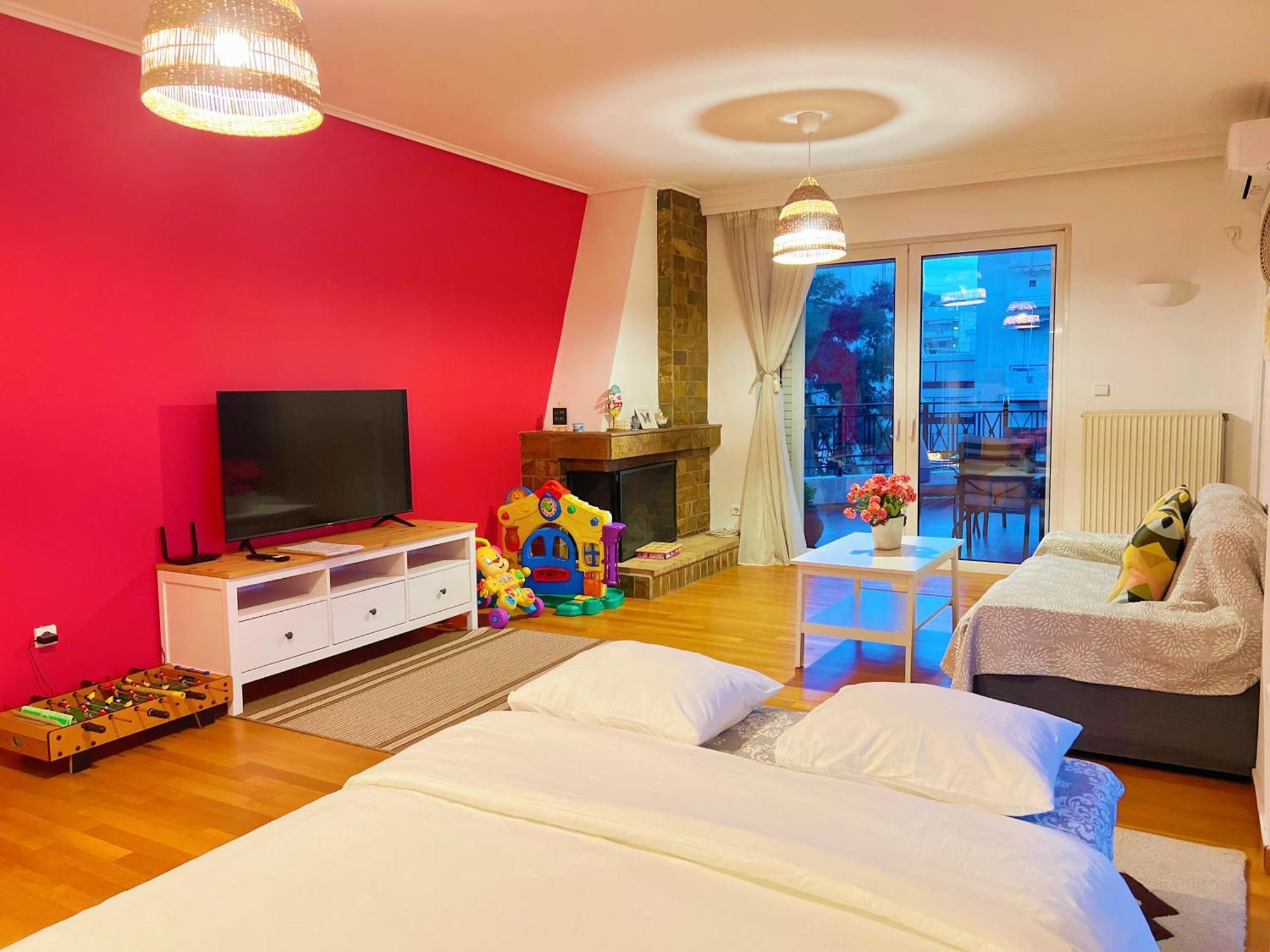 Cozy Fairytal Garden Apartment, Family Friendly, Free Parking, 15 Min To Airport Athén Kültér fotó