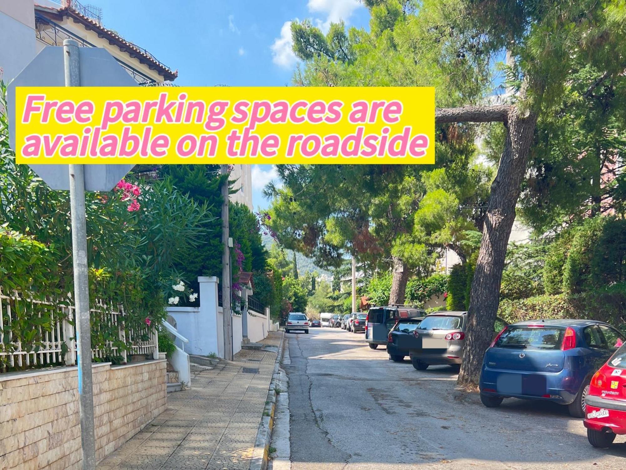 Cozy Fairytal Garden Apartment, Family Friendly, Free Parking, 15 Min To Airport Athén Kültér fotó